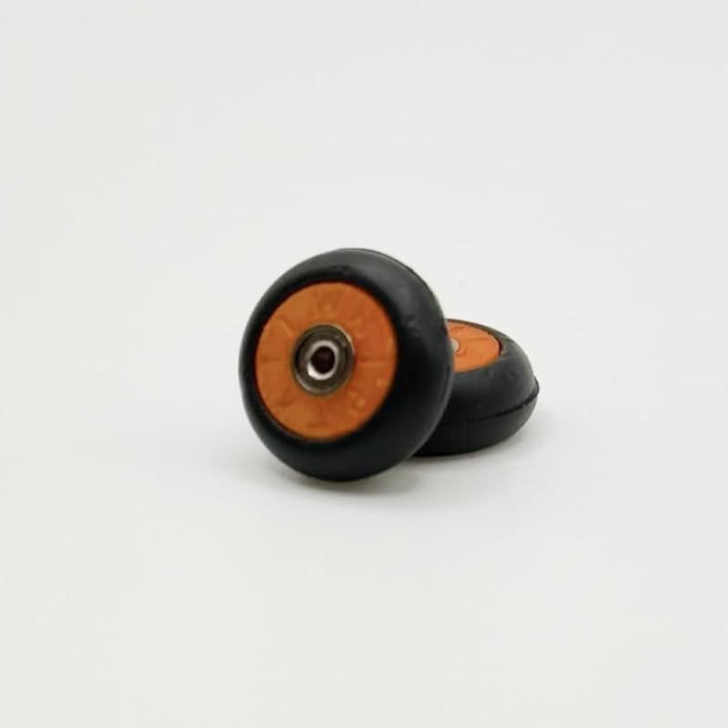 TAILWHIP Finger Scooter Bearings Wheels (Tan-Black) with Silicone Tyre
