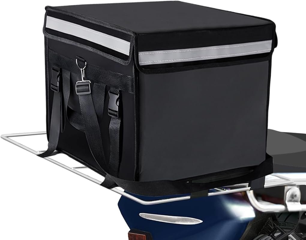TooCust XXL Insulated Food Delivery Bag w/Divider: Waterproof & Foldable