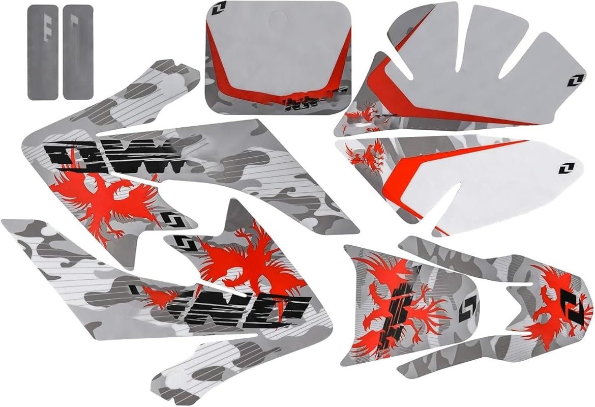 Fairing Graphics Kit for CRF50 Pit Pro – Full Coverage Vinyl Decals