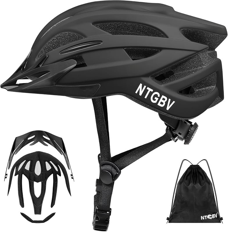 Adult Bike Helmet for Men/Women with Helmet Bag 2 Removable Moisture-W