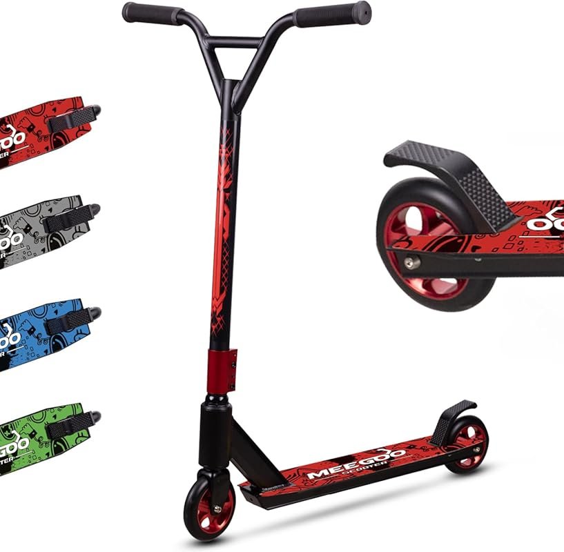 MEE GOO Pro Stunt Scooter: Lightweight Alloy, Heavy-Duty Frame, ABEC-1