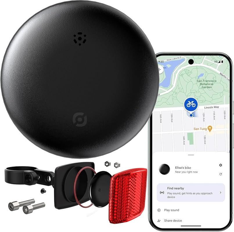 Android Bike Tracker: Google Find My Device App Compatible, Replaceabl