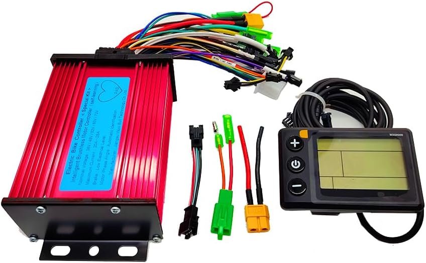 Universal 36V-72V Brushless Motor Controller with LCD Display for 450W
