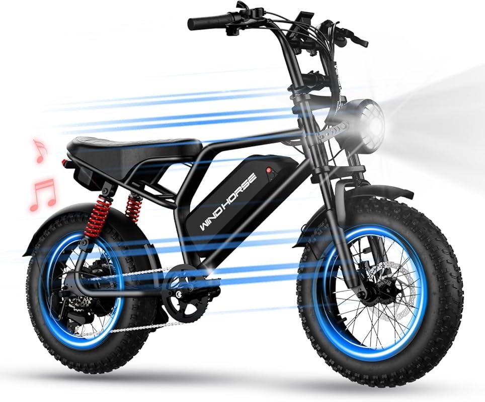 WINDHORSE 1255W Peak Electric Bike for Teens – 16/20