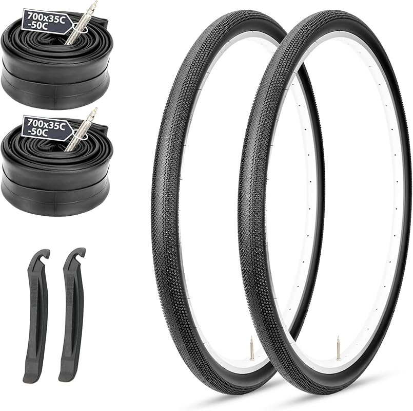 MOHEGIA 700c Gravel Bike Tires: 2-Pack All-Terrain Folding Tires with 