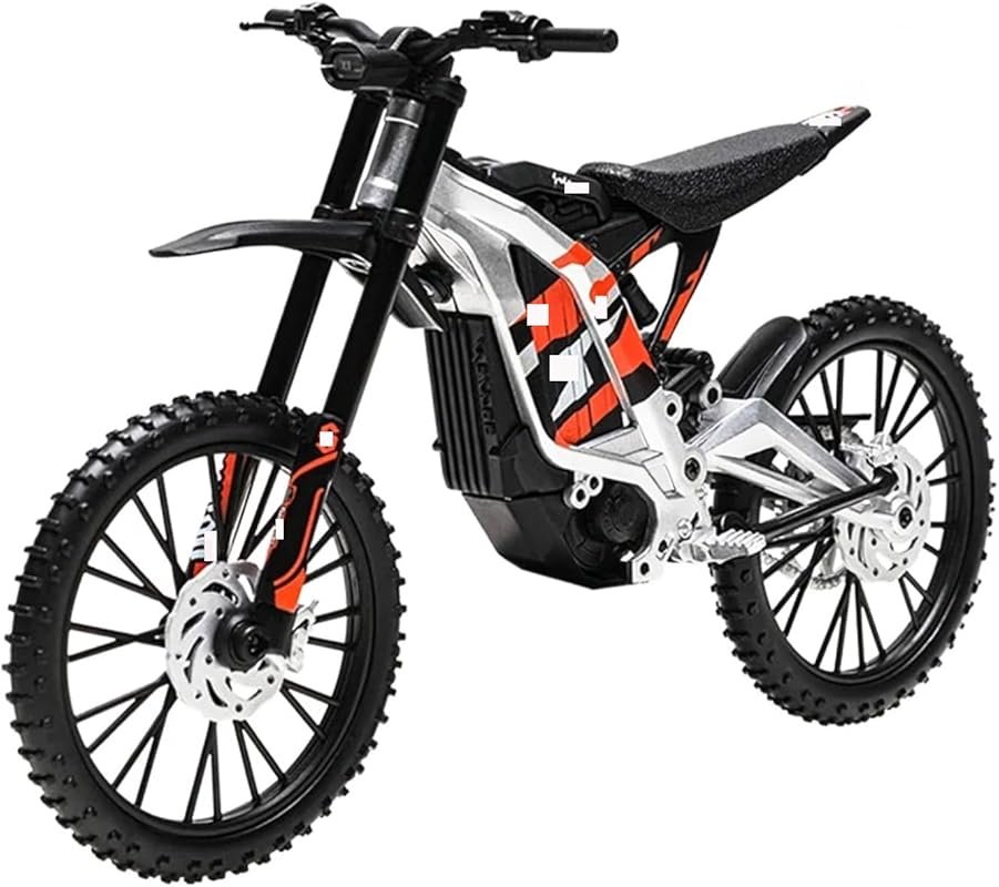 HTLNUZD 1/12 Alloy Dirt Bike Model Assembled Adult DIY Motorcycle Hand