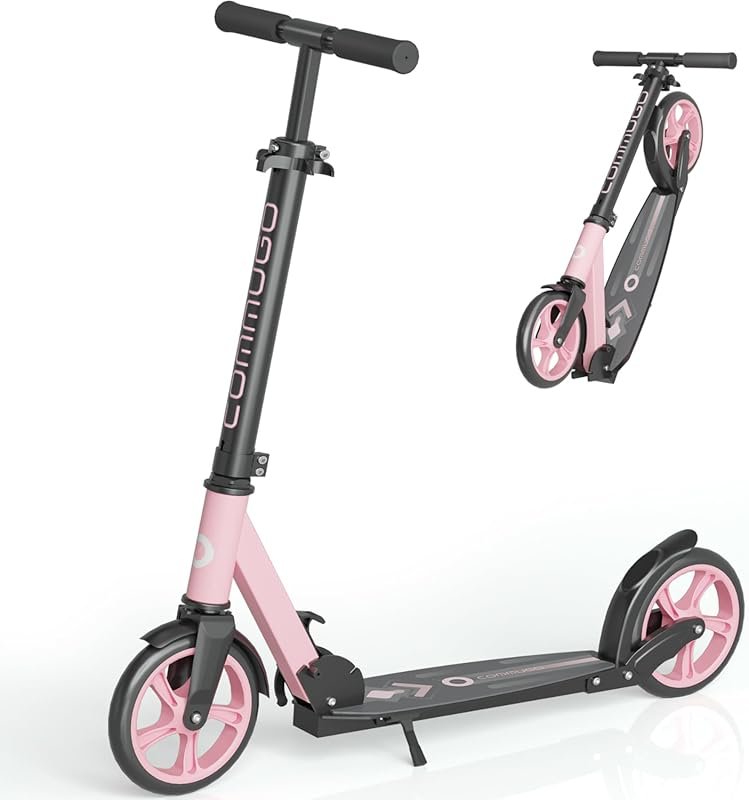 CPSC Certified Foldable Kick Scooter for Kids 5-12, Teens, Adults with