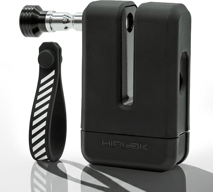 Hiplok MDX Motorcycle Disc Lock, High Security Anti-Pick & Drill, Gold