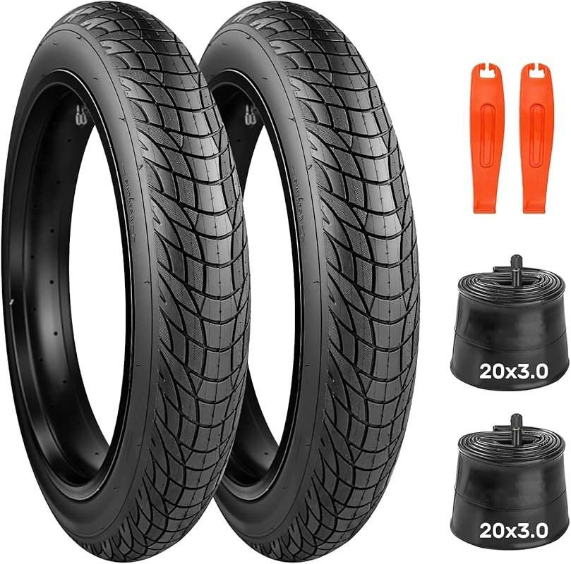 Low-Profile 20x3.0 Fat Tire for Electric Bikes, City & Gravel Use, Imp