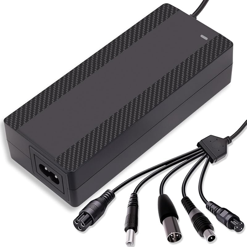 UL Certified 29.4V 2A Lithium Battery Charger: Smart 5-in-1 Plug for 2