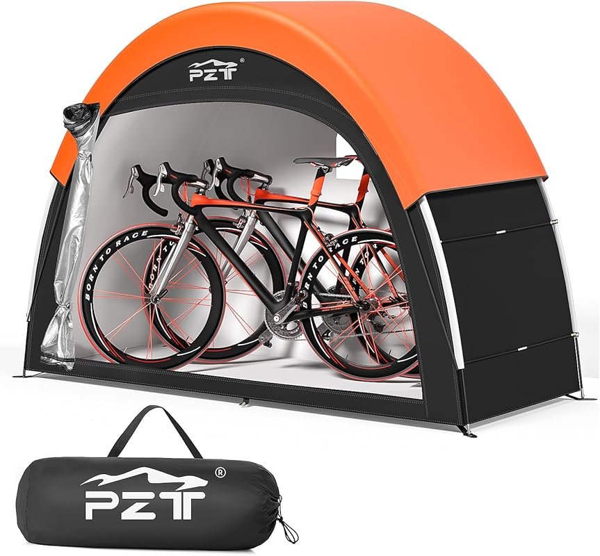Upgraded Portable Bike Tent with Rain Cover – Waterproof 210D Oxford S