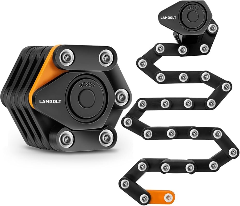Lambolt Heavy Duty Folding Electric Scooter Lock: Anti-Theft Alloy Ste