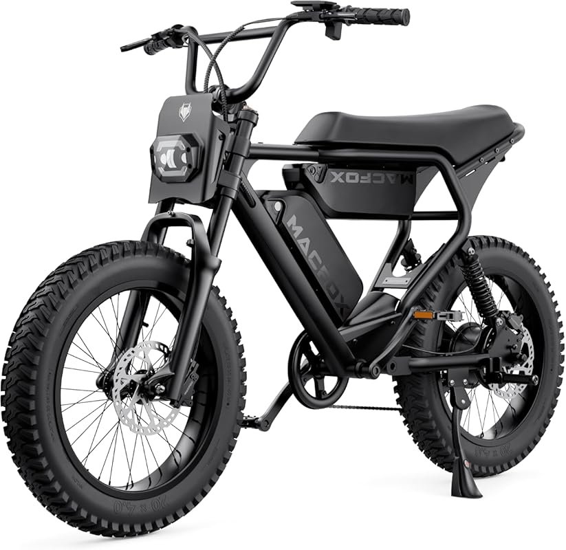 MACFOX X2 1000W Electric Bike with Hydraulic Brakes, 48V Battery & 45 