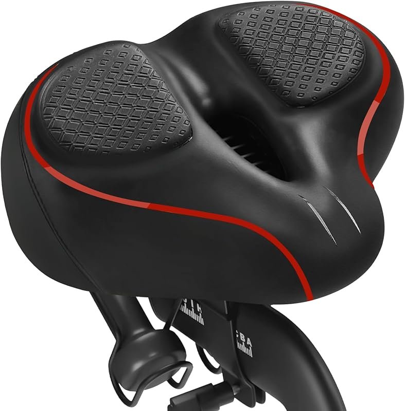YODOTE Oversized Bike Seat with Memory Foam Padding for Men & Women – 