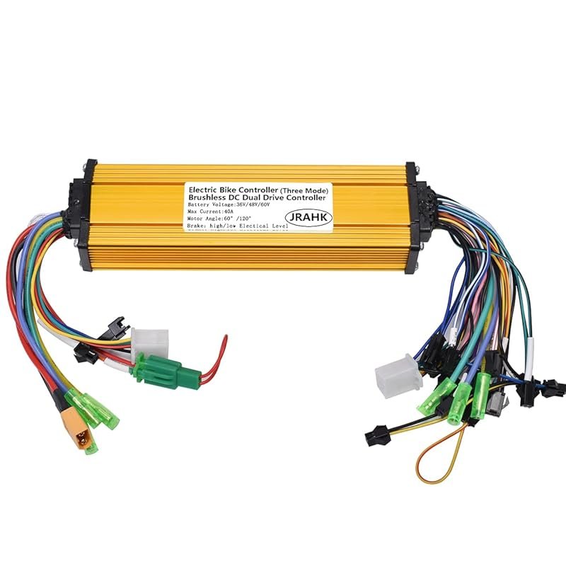 JRAHK 36V-60V 2000W Dual Drive Sine Wave E-Bike Controller for Scooter