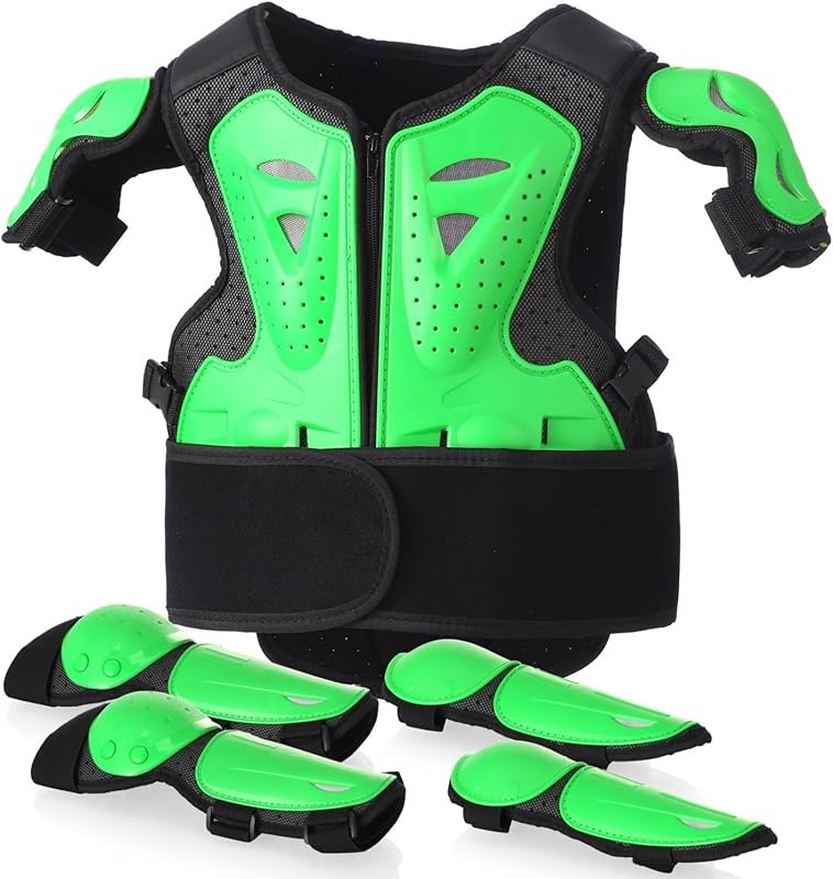 yeesport Youth Chest Protector Motocross Armor with Elbow & Knee Pads 