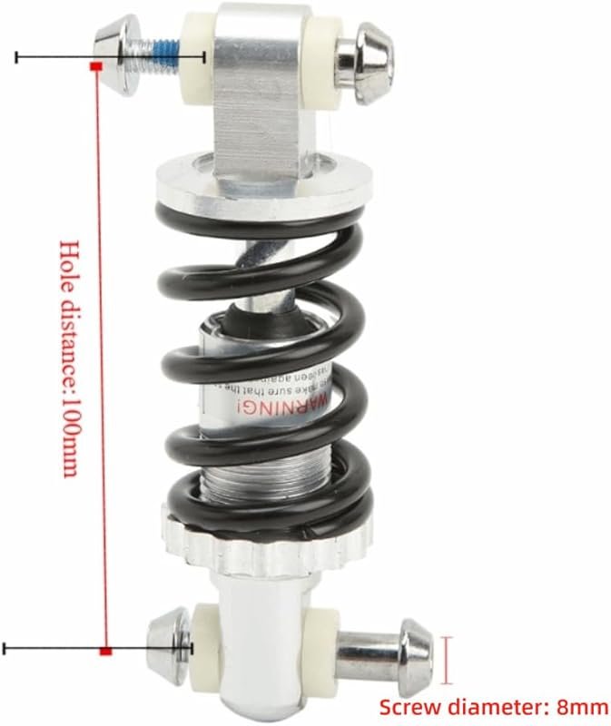 Aluminum Alloy Rear Shock Absorber for Mountain & Electric Bikes, 100m