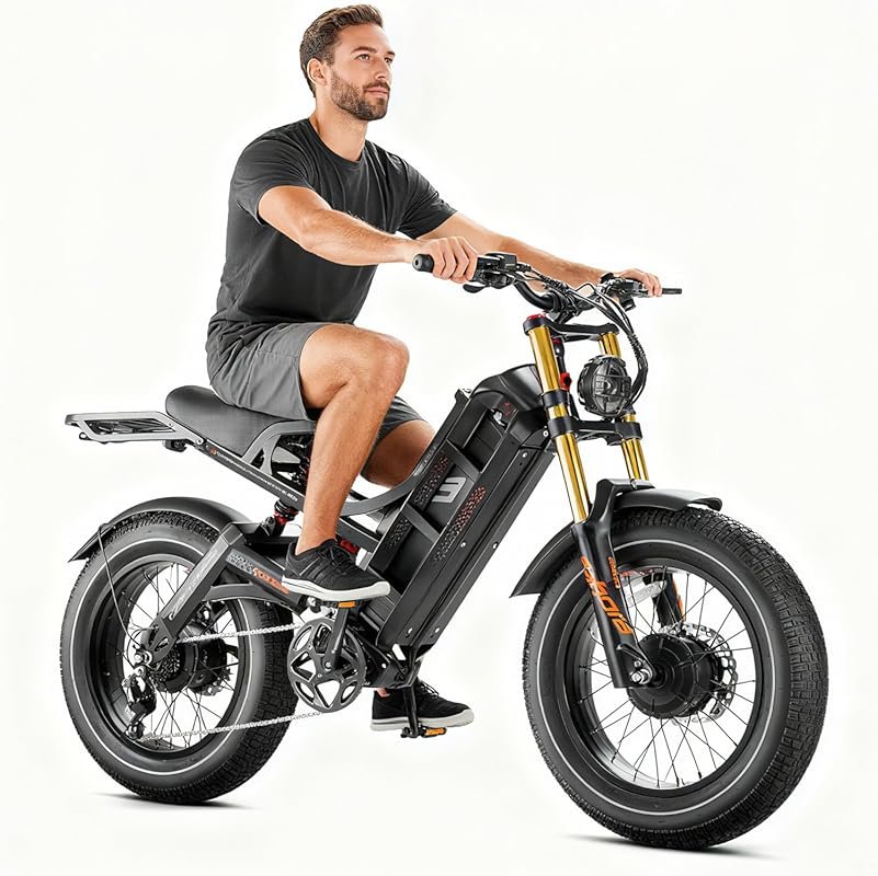 Eahora Romeo Pro 3 Ebike: 5600W Peak Power, 50MPH Speed, 60V 80Ah Batt