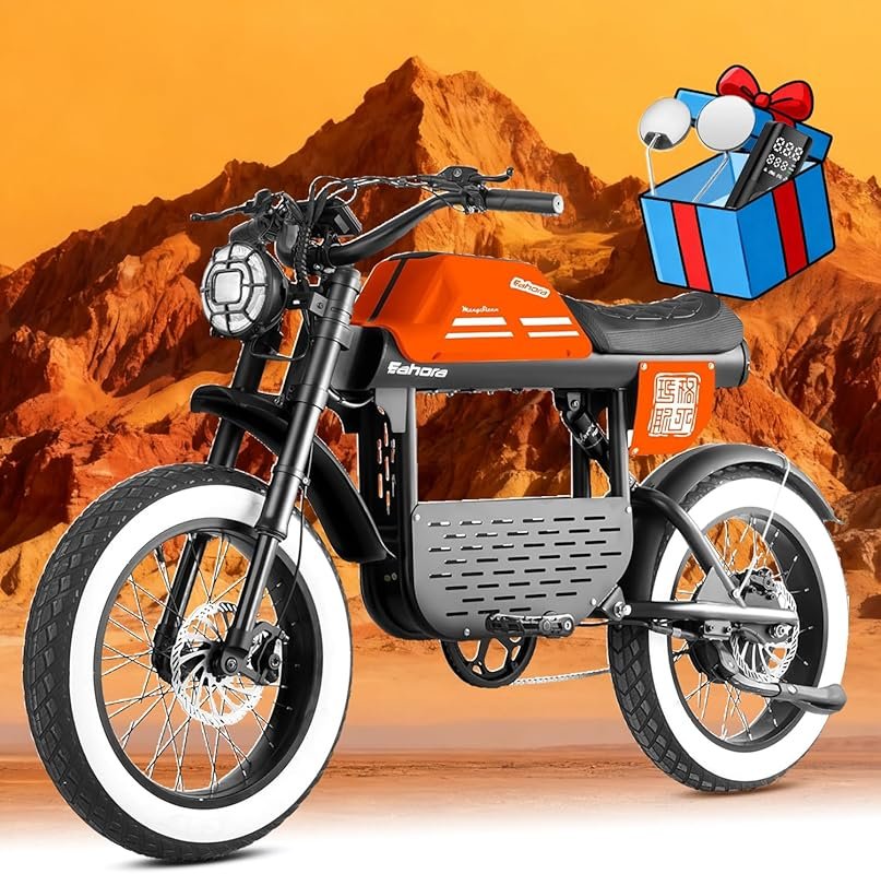 2025 Eahora DL2000 Ebike with 2000W/4000W Motor, 36-44 MPH, 90 Miles R
