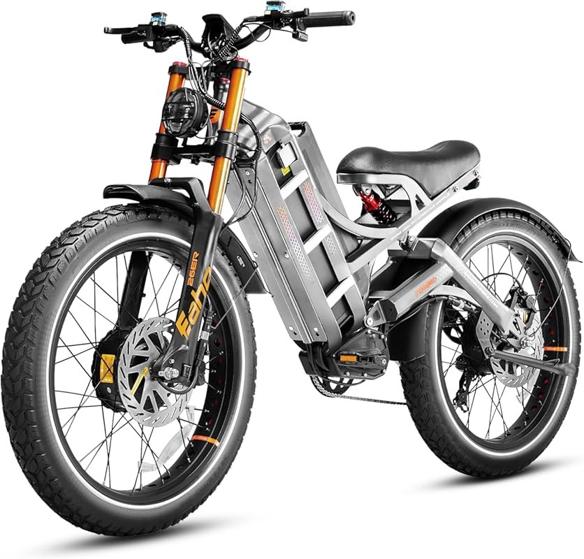 eAhorro Romeo Pro 3/2 5600W Electric Bike – 50Mph 60V 80Ah Dual Motor F