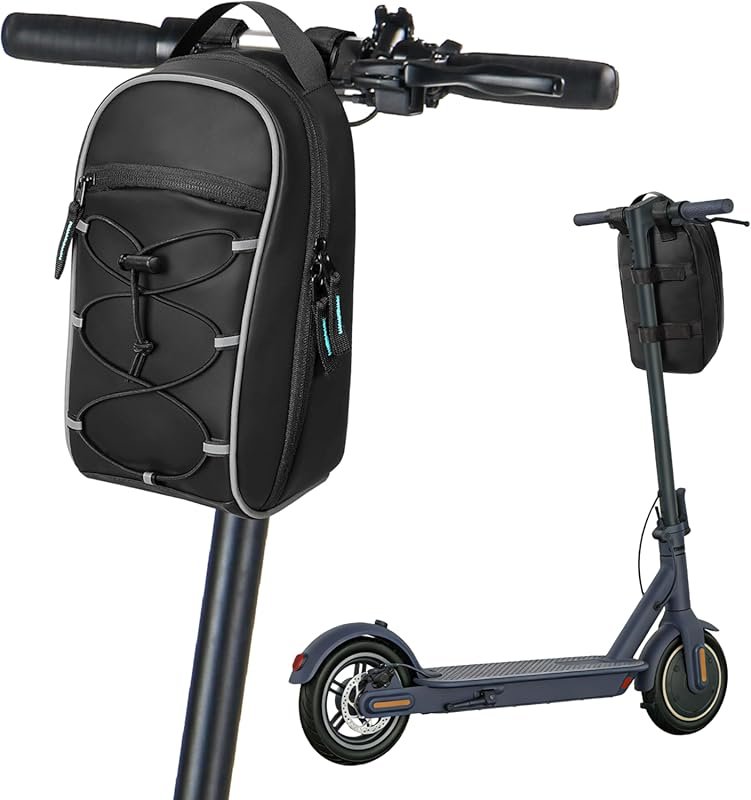 PGmoon 4L Electric Scooter Handlebar Bag: Patent Design, Large Capacit