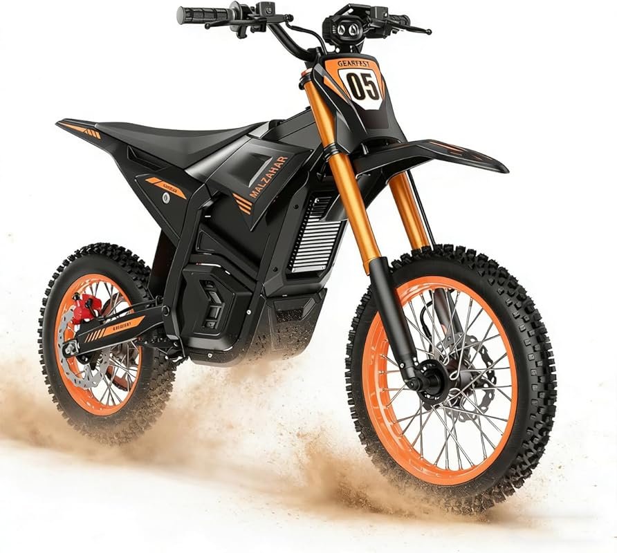 Ultra-Powerful 3500W Electric Dirt Bike for Teens & Adults, 40MPH, 60 