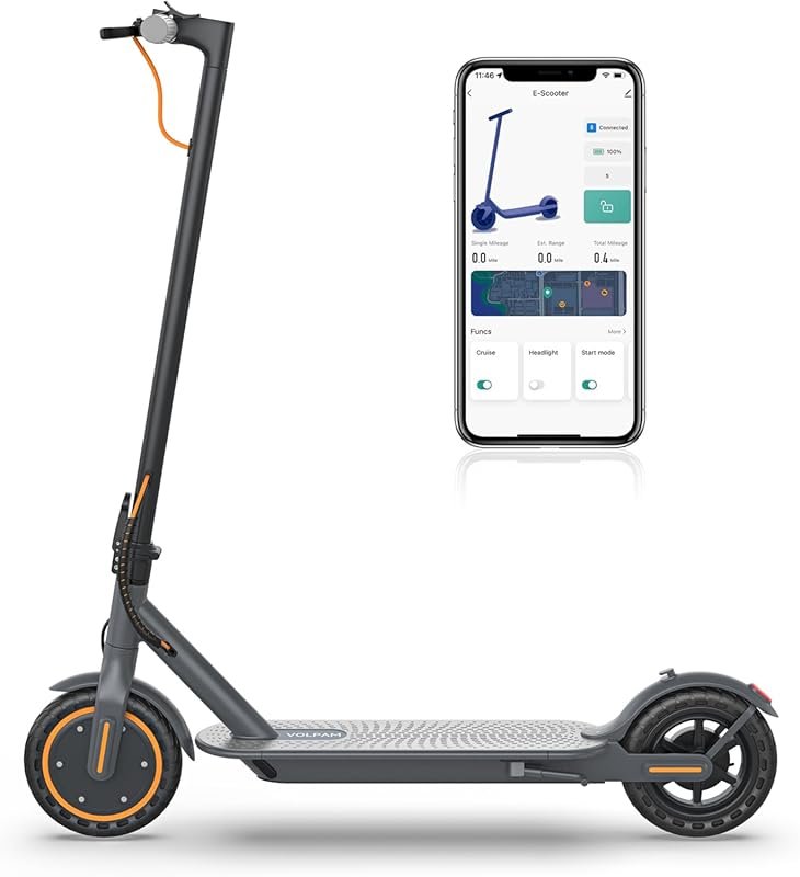 Adult Electric Scooter with 500W/350W Motor, 19-21 MPH Speed & 21-28 M
