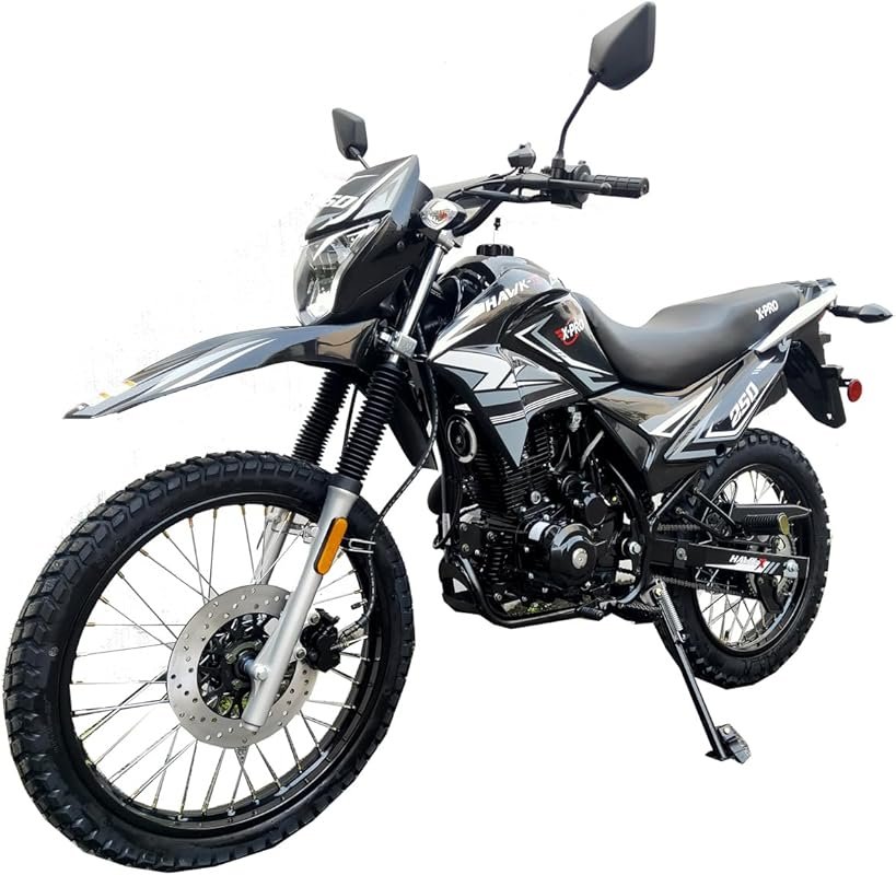 X-PRO Upgraded Hawk-X Enduro 250cc Dual Sports Motorcycle – 5-Speed Of