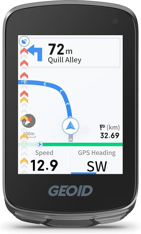 GEOID CC700 Wireless GPS Bike Computer: 2.8
