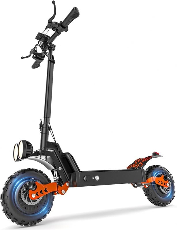 Off-Road 3000W Dual Motor Electric Scooter, 35MPH & 70Miles Range, All