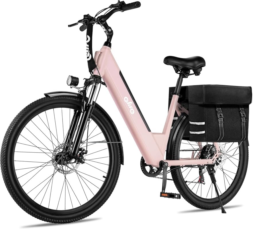 Qlife Cityone Adult Electric Bike – 1000W Peak Motor, 55-Mile Range, 4