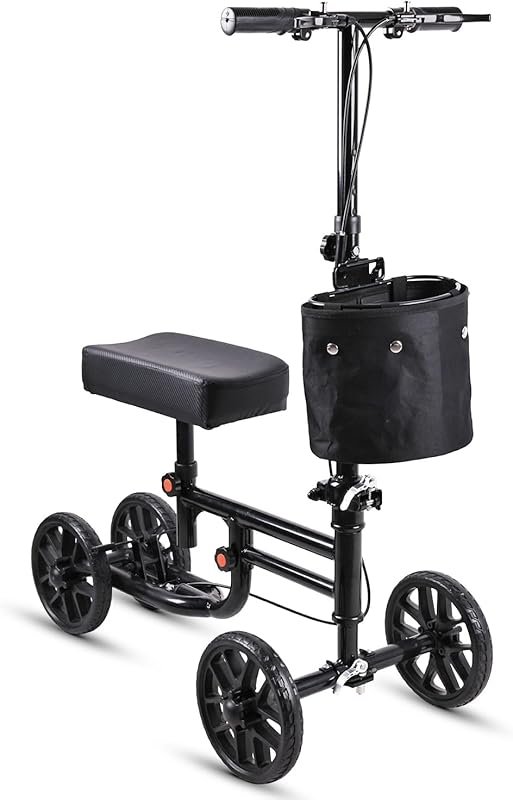 FLICKAT Foldable All Terrain Knee Scooter: Compact Adult Crutch Altern