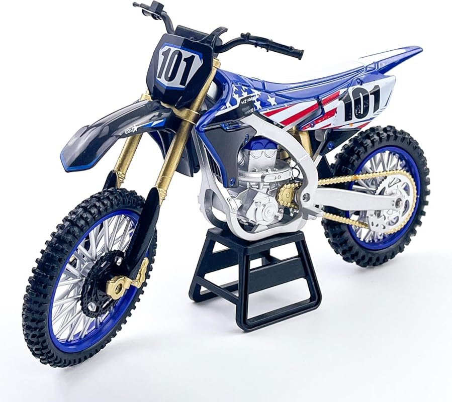 1:12 Scale Diecast Motocross Dirt Bike Model with Realistic Alloy Body