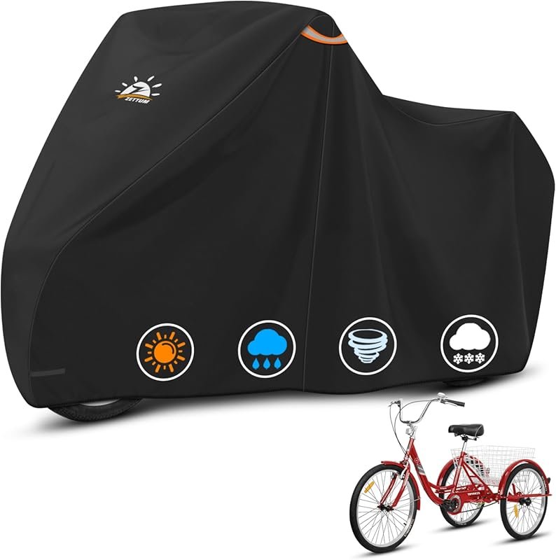 Zettum Waterproof 600D Tricycle Cover for Electric Trike, All-Weather