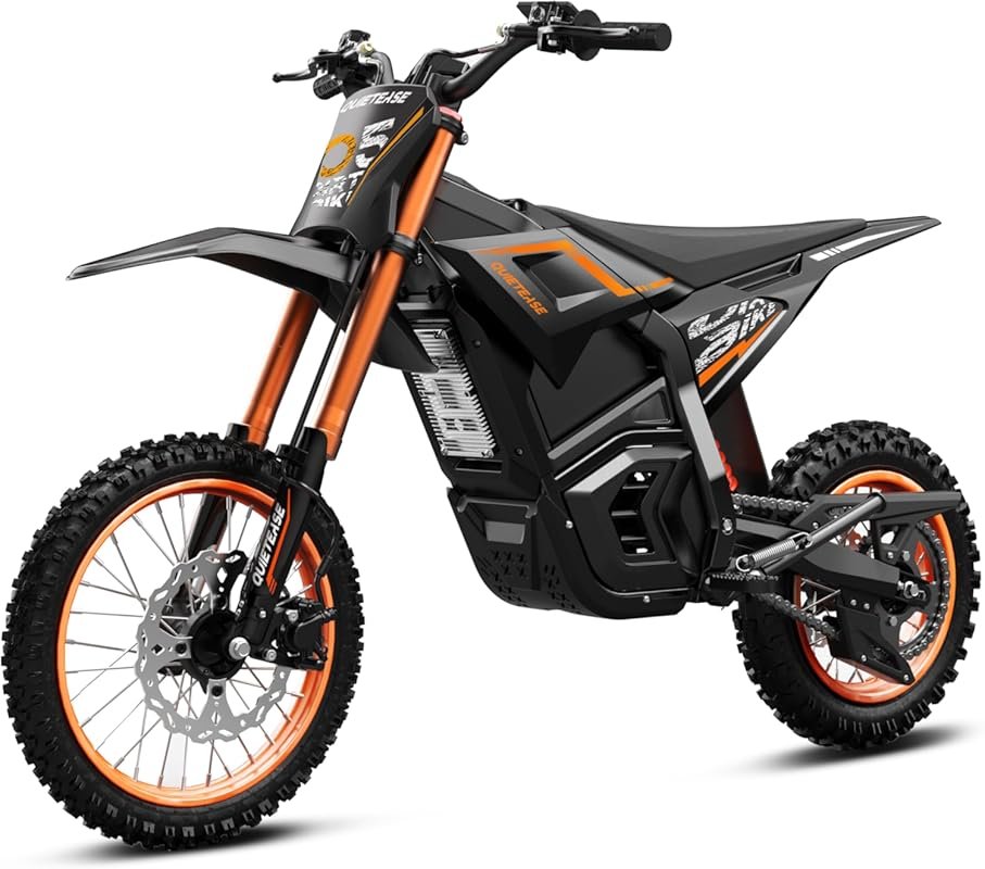 3500W Brushless Mid-Drive Electric Dirt Bike for Teens & Adults, 48V/2