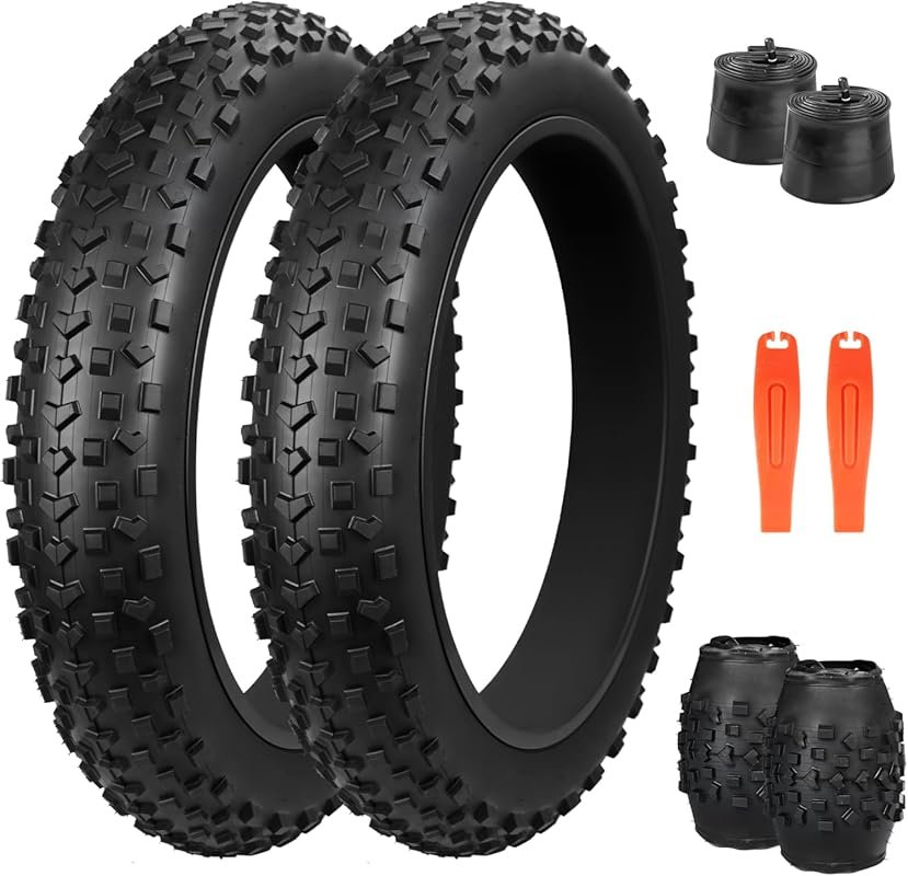 20x4.0 High-Performance Wear-Resistant Fat Tire for E-Bikes, Durable A