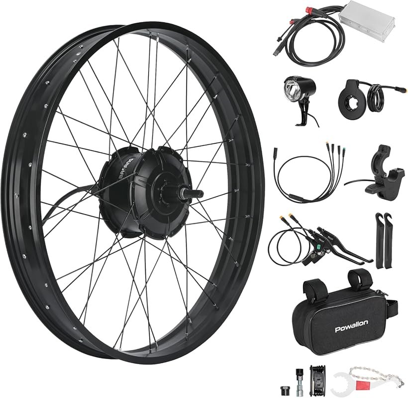 BAFANG 48V 1000W Fat Tire Conversion Kit, Rear Hub Motor, 20x4 Wheel, 