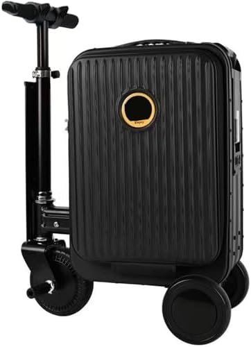 Smart Electric Rideable Suitcase Scooter for Adults: Silver, Lightweig