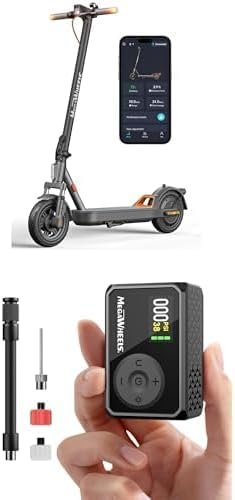 MEGAWHEELS 350W Electric Scooter, Suspension, 10