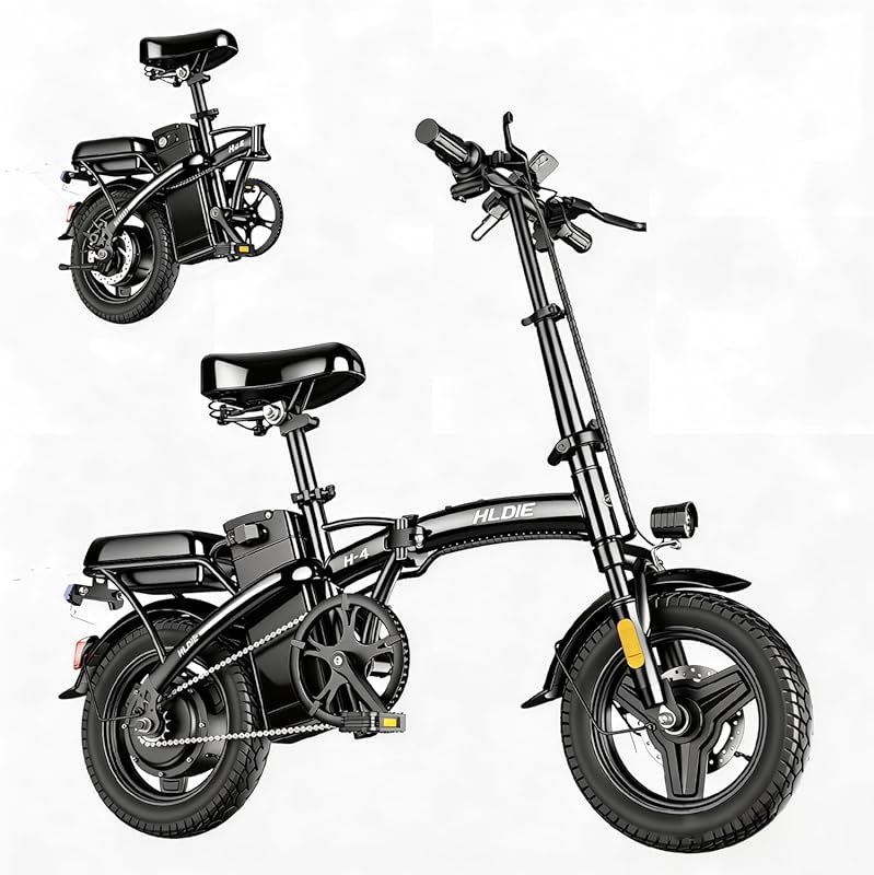 HLOIE Folding Electric Bike for Adults with 750W Motor, 48V Battery, 3
