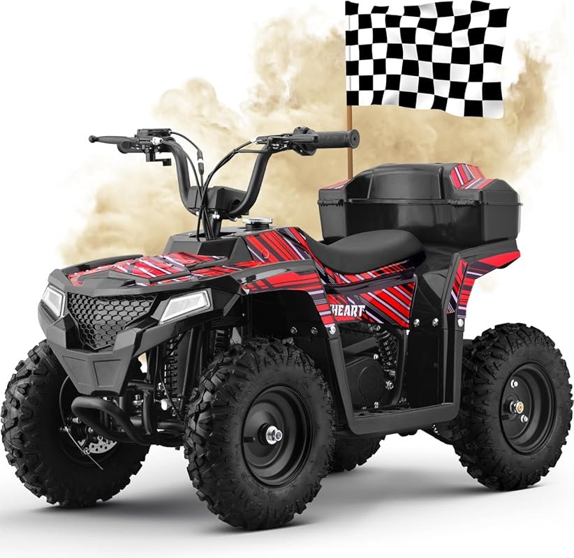 Kids 40cc 4-Wheeler ATV Quad Mini Dirt Bike with 4-Stroke Gas Engine