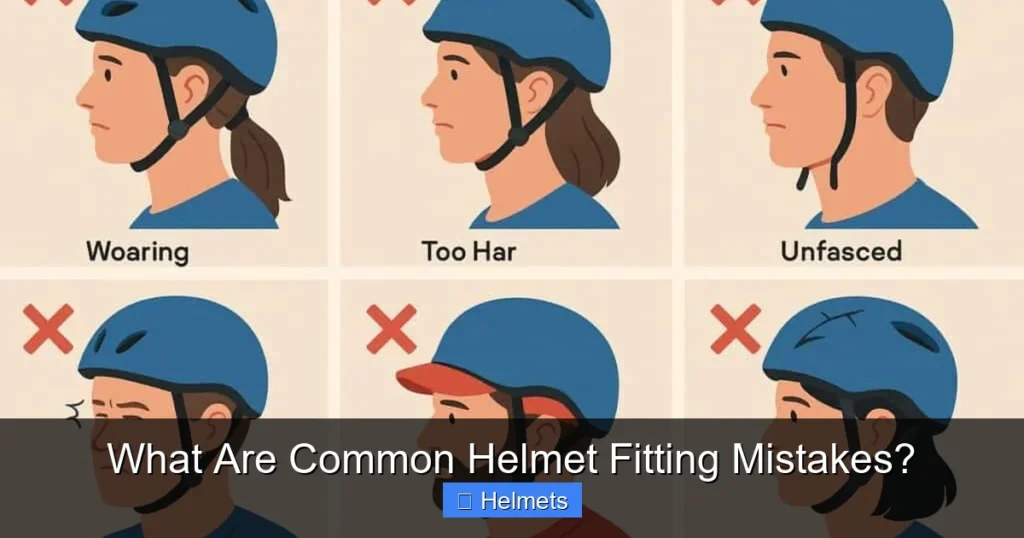What Are Common Helmet Fitting Mistakes?