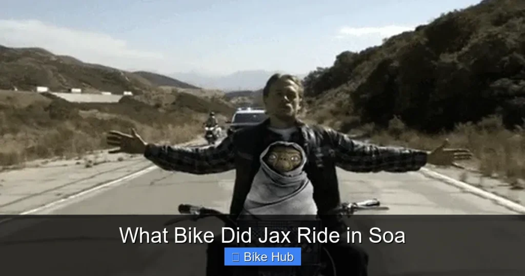 What Bike Did Jax Ride in Soa