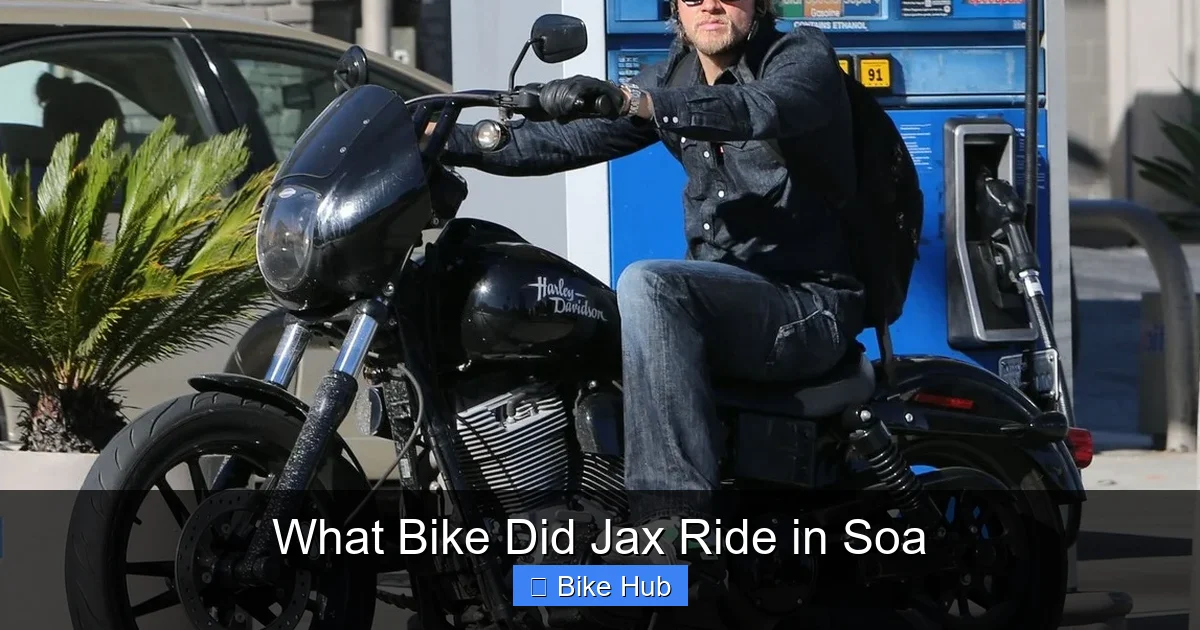 What Bike Did Jax Ride in Soa