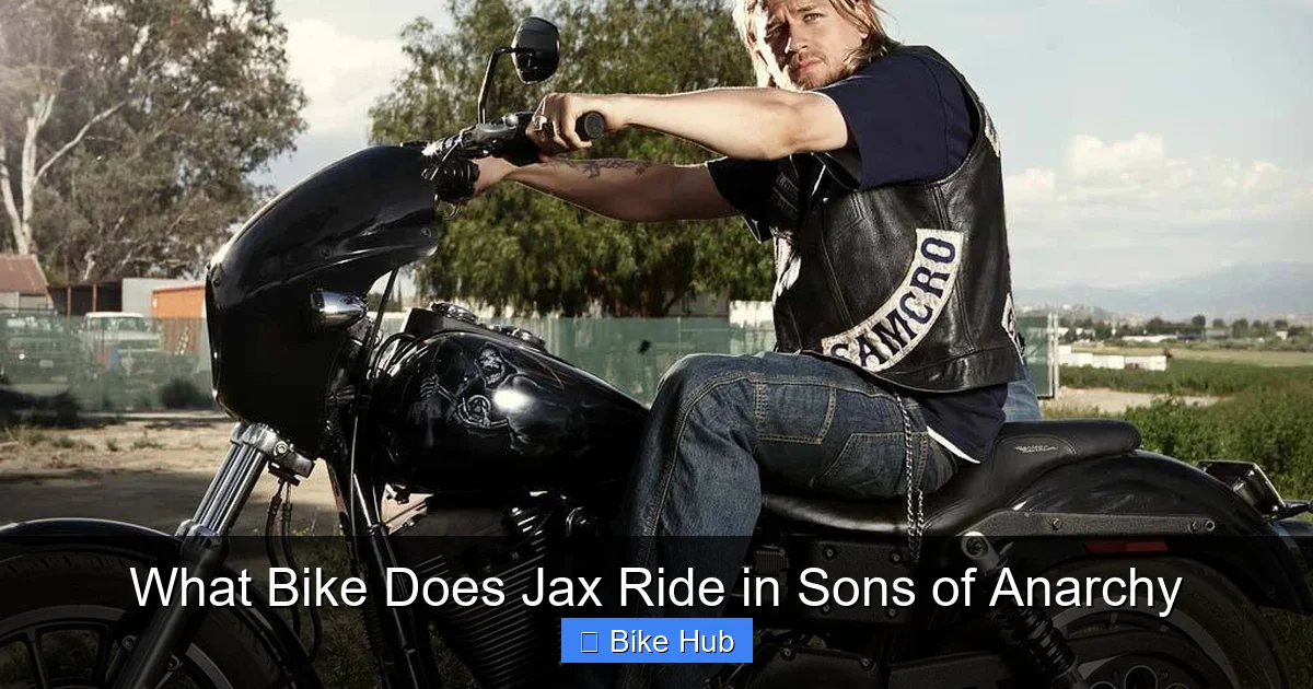 What Bike Does Jax Ride in Sons of Anarchy
