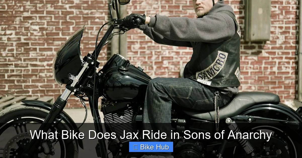 What Bike Does Jax Ride in Sons of Anarchy