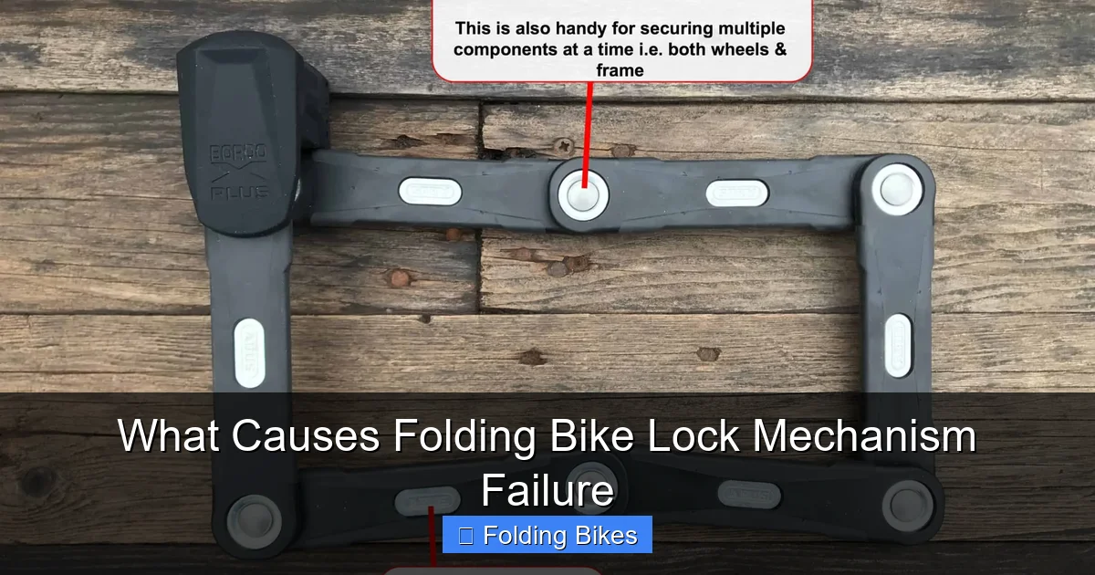 What Causes Folding Bike Lock Mechanism Failure