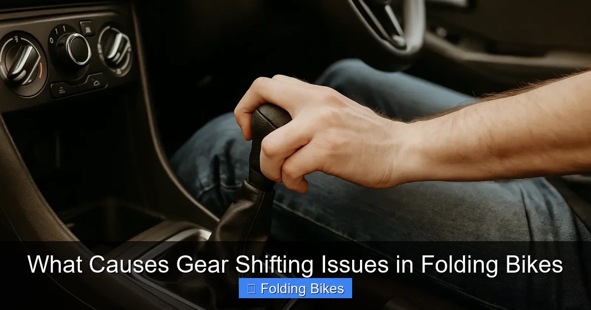 What Causes Gear Shifting Issues in Folding Bikes