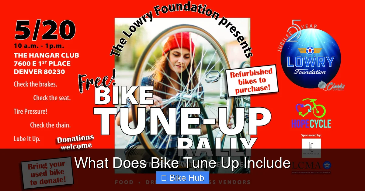 What Does Bike Tune Up Include