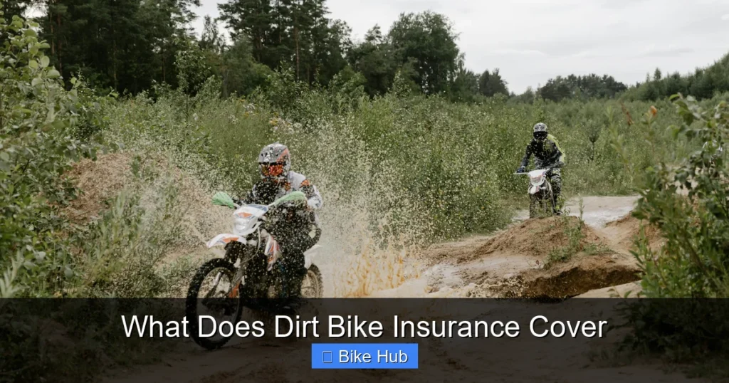 What Does Dirt Bike Insurance Cover